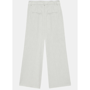 Mint Velvet Grey Pleated Wide Trousers